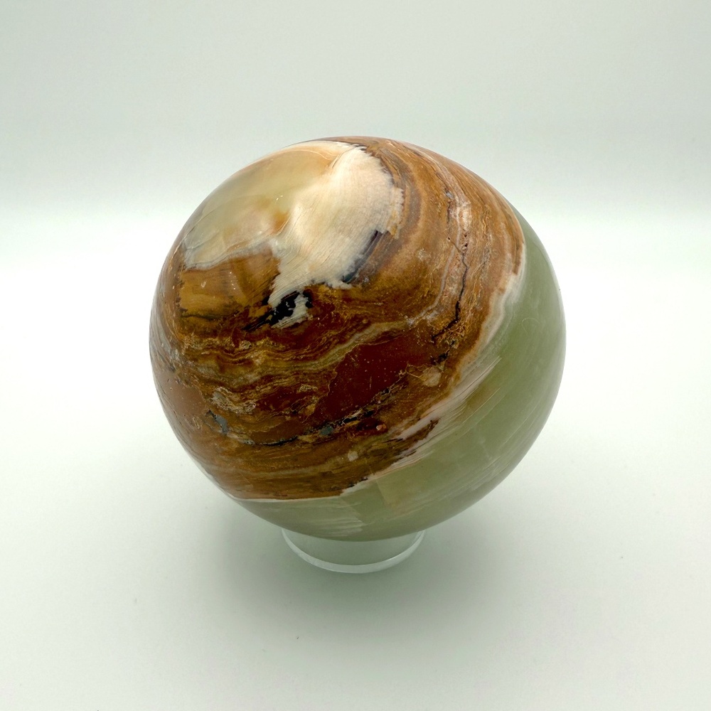 Green Onyx Sphere - 3 Inches